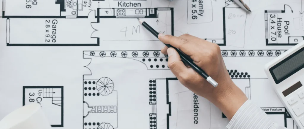 Plantegning af hus